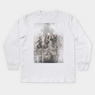 Spirit of '76 (faded) Kids Long Sleeve T-Shirt